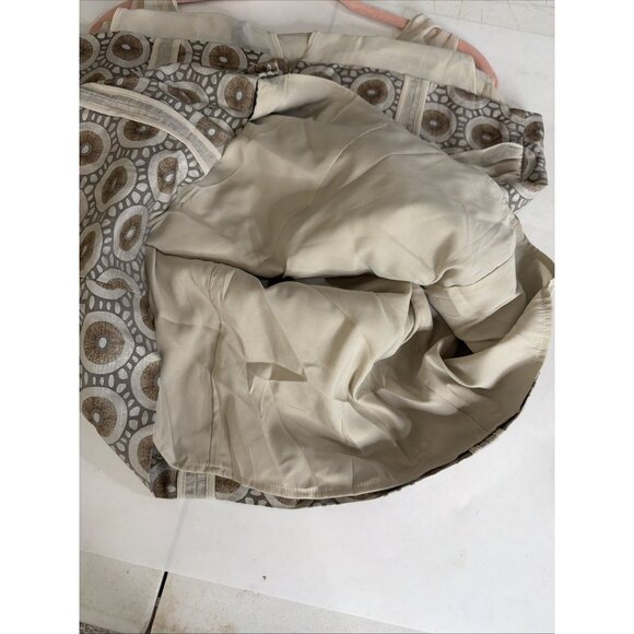 NWT‎ Lane Bryant Isabel Toledo Linen Blend Dress 18 Taupe Sleeveless Holiday - Picture 6 of 14